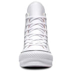 Tenis Converse Botas Cuero Ctas Lift Para Mujer-Blanco
