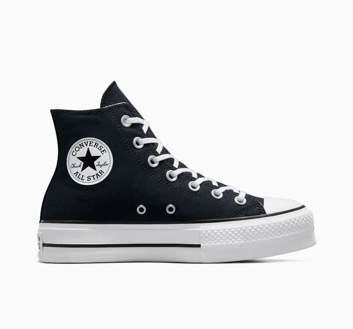 Converse All Star Plataforma Bota Mujer Negro