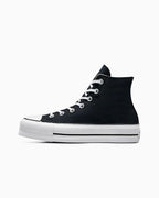 Converse All Star Plataforma Bota Mujer Negro