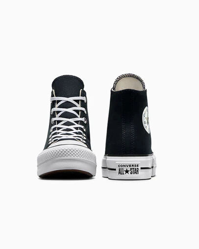 Converse All Star Plataforma Bota Mujer Negro