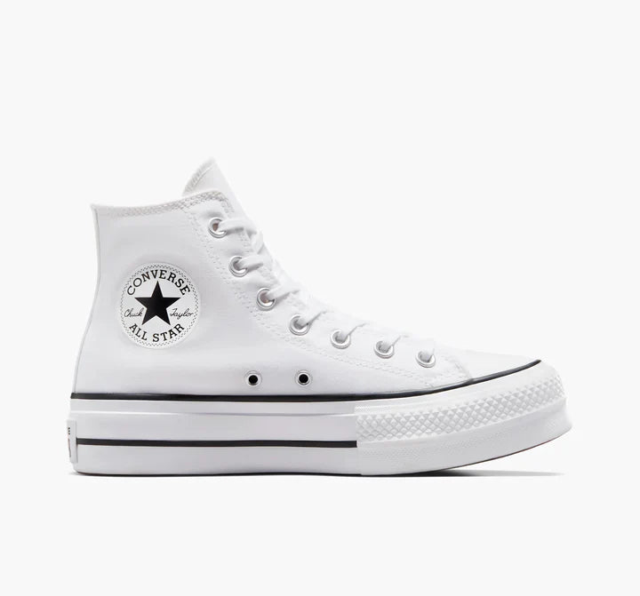 Converse All Star Plataforma Bota Mujer Blanco