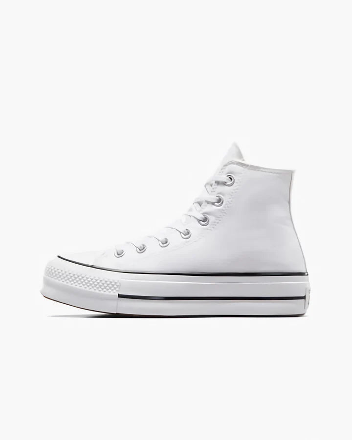Converse All Star Plataforma Bota Mujer Blanco