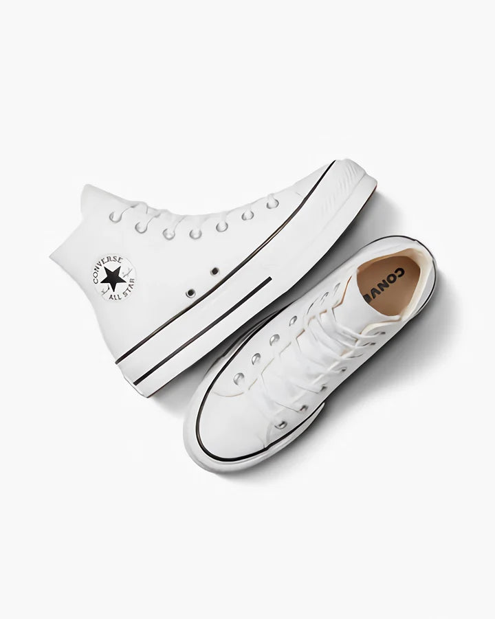 Converse All Star Plataforma Bota Mujer Blanco