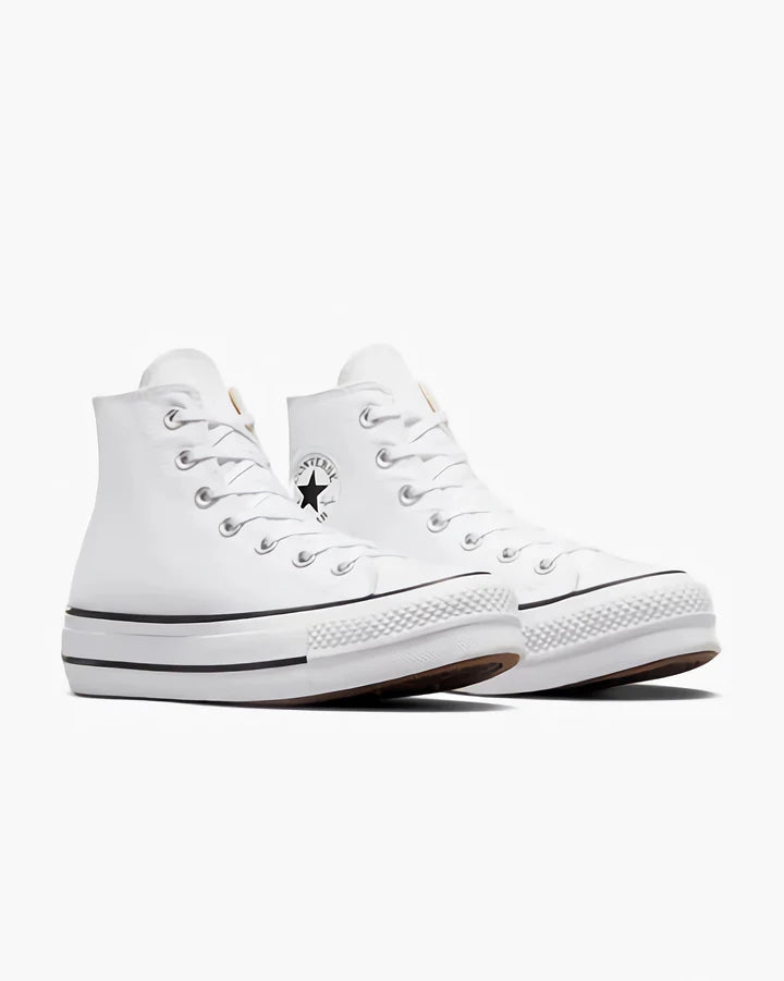 Converse All Star Plataforma Bota Mujer Blanco