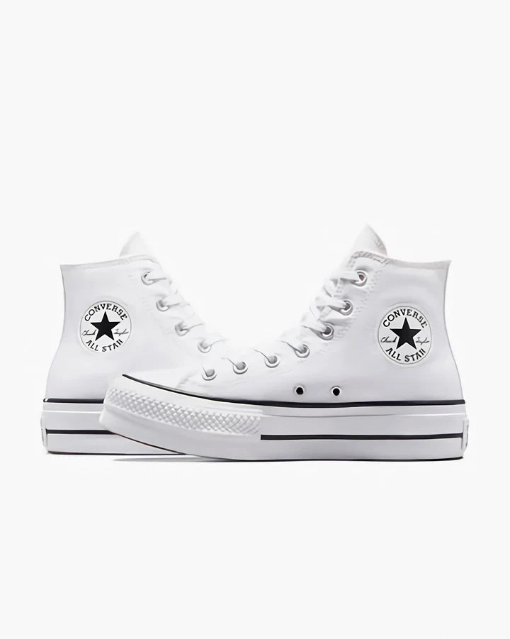 Converse All Star Plataforma Bota Mujer Blanco