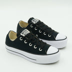 Tenis All Star Plataforma Zapatilla Mujer Negro