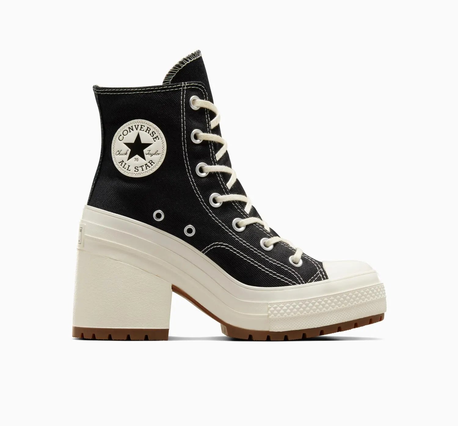 Unisex Converse Chuck 70 De Luxe Heel High Top Black