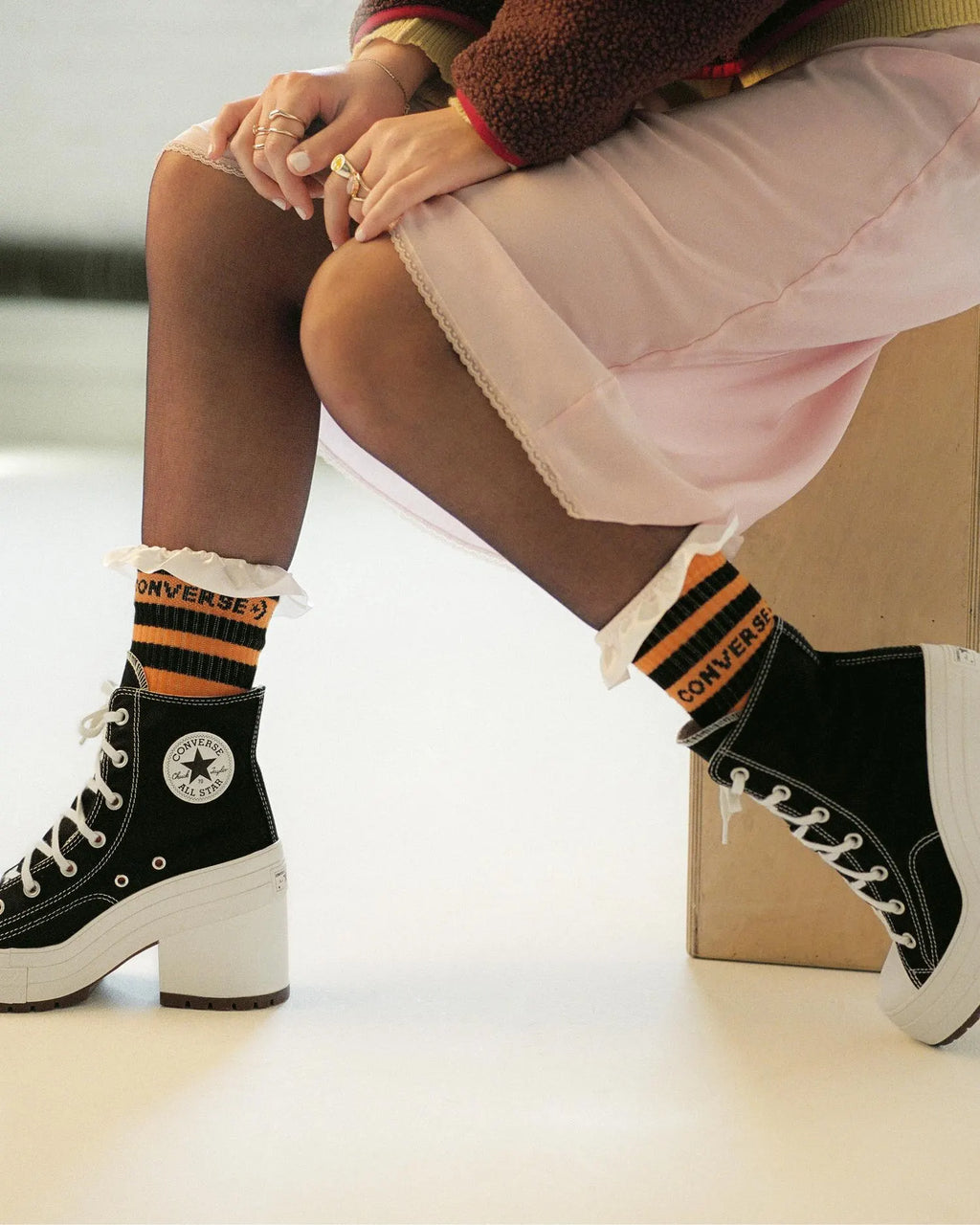 Unisex Converse Chuck 70 De Luxe Heel High Top Black