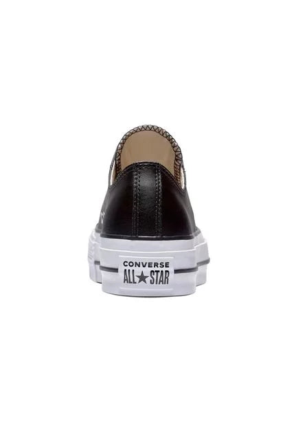 Productos Tenis Converse Chuck Taylor AllStar LiftClean Cuero-Negro
