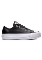 Productos Tenis Converse Chuck Taylor AllStar LiftClean Cuero-Negro