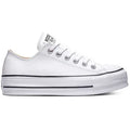 Tenis Converse Chuck Taylor AllStar LiftClean Cuero-Blanco