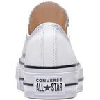 Tenis Converse Chuck Taylor AllStar LiftClean Cuero-Blanco
