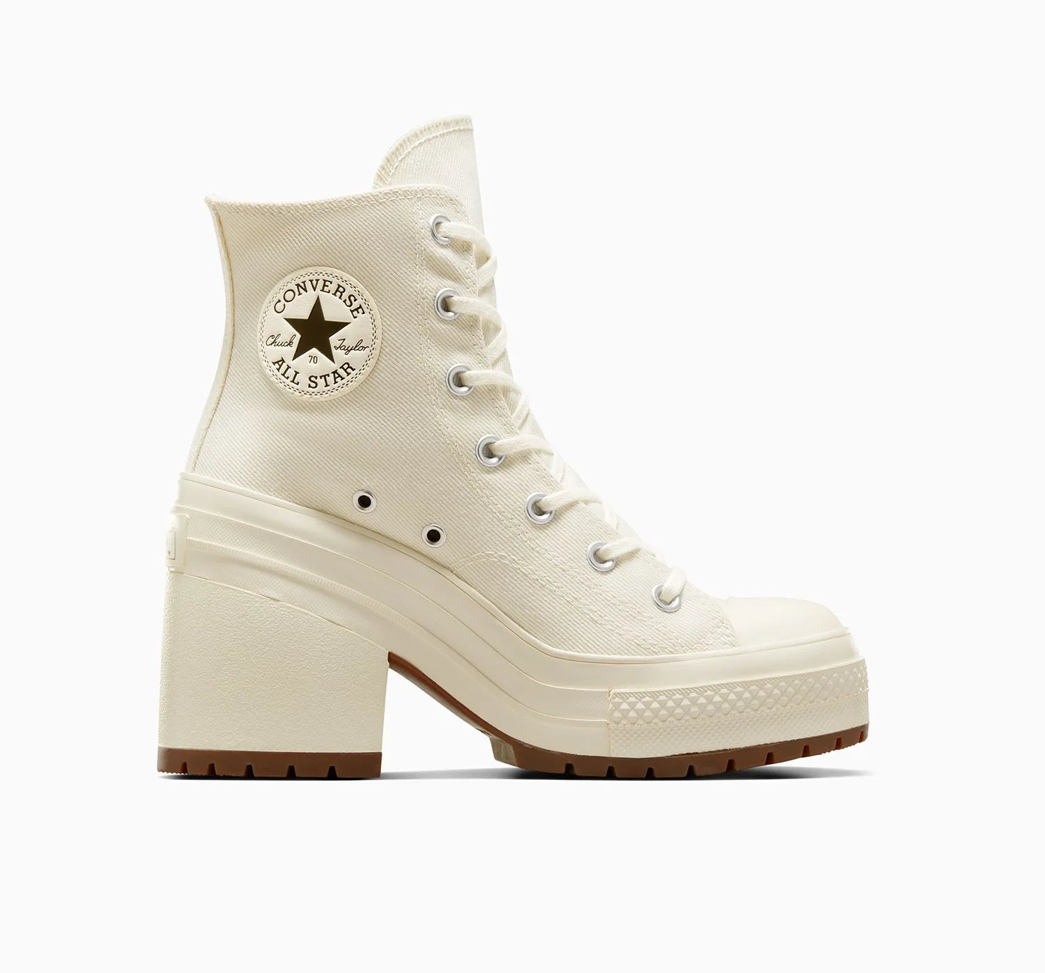 Unisex Converse Chuck 70 De Luxe Heel High Top Egret