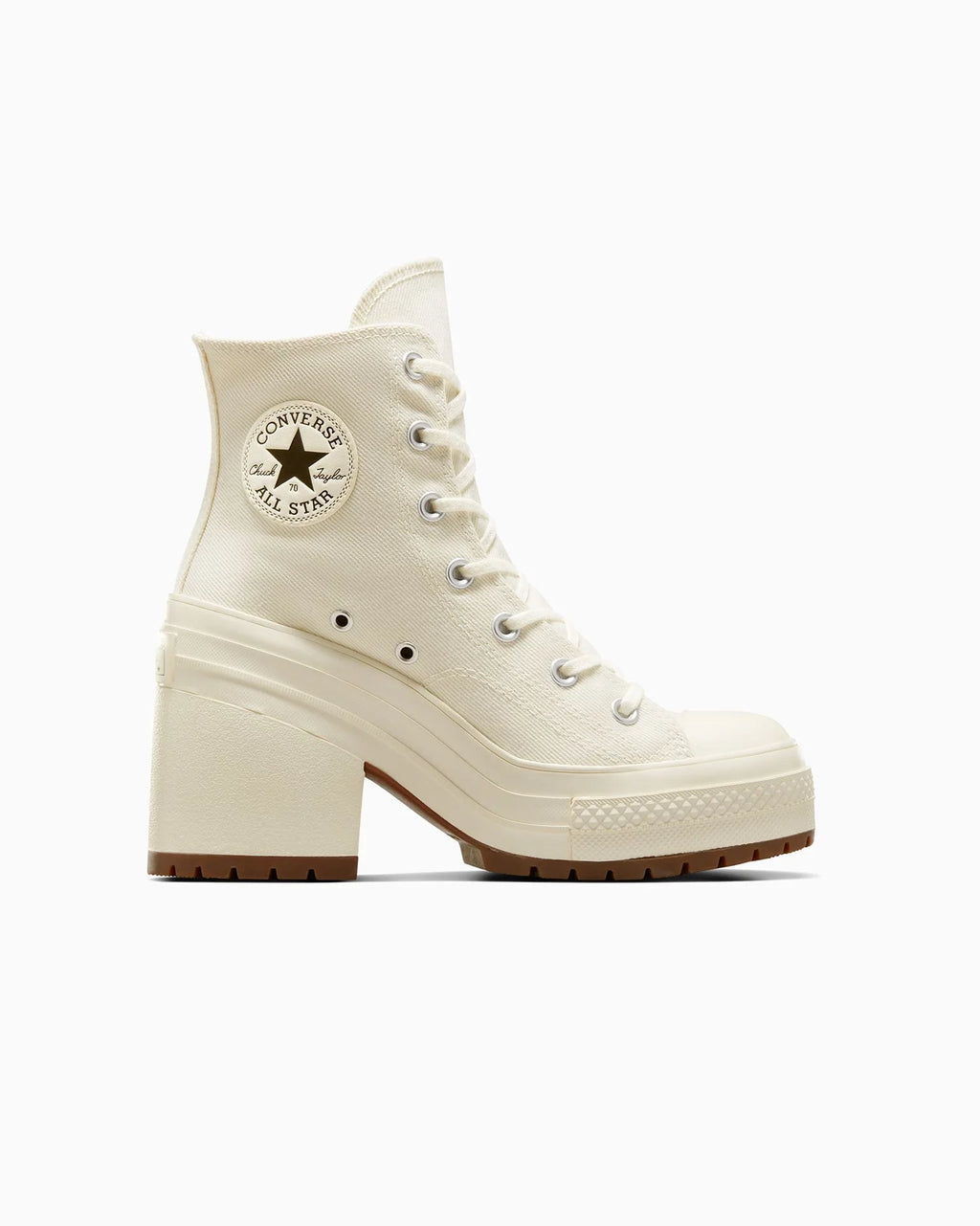 Unisex Converse Chuck 70 De Luxe Heel High Top Egret