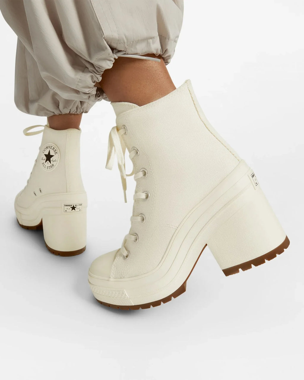 Unisex Converse Chuck 70 De Luxe Heel High Top Egret